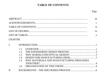 MATERIAL AND PROCESSES SELECTION IN CONCEPTUAL DESIGN