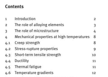 Stainless Steels at High Temperatures