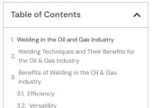 Welding in the Oil & Gas Industry Overview