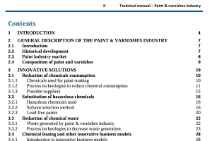 Technical Manual Paint and Varnishes Industry