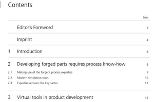 Simulation of forging processes
