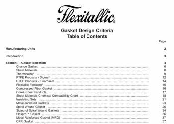 gasket design criteria reference