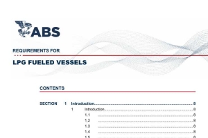 ABS LPG Fueled Vessels 2026