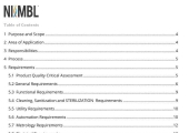 User Requirement Specification (URS) for General Equipment
