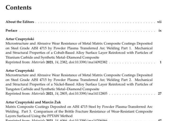 用于机械、热和耐腐蚀耐磨表面层及涂层生产的创新技术与材料