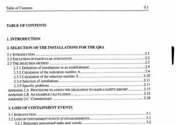 Guidelines for quantitative risk assessment CPR 18E