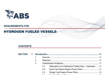 Requirements for Hydrogen Fueled Vessels