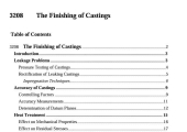 The Finishing of Castings