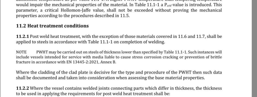 ucs-66中控制厚度和EN13445.4的堆焊热处理厚度为何都取的1/4基板厚度？二者有何联系