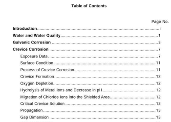 海洋环境、天然水体和盐卤用镍不锈钢选择指南