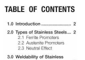 STAINLESS STEELS PROPERTIES – HOW TO WELD THEM WHERE TO USE THEM
