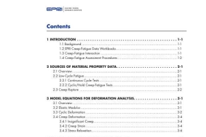 Creep-Fatigue Testing and Assessment Guideline