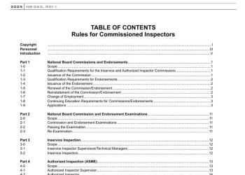 NB-263 RCI-1-2025 RULES FOR COMMISSIONED INSPECTORS