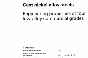 4393 Cast Nickel Alloy Steels - Engineering Properties