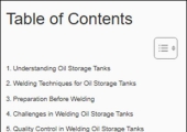 Welding Oil Storage Tanks
