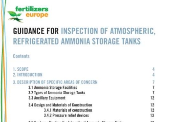 GUIDANCE FOR INSPECTION OF ATMOSPHERIC, REFRIGERATED AMMONIA STORAGE TANKS
