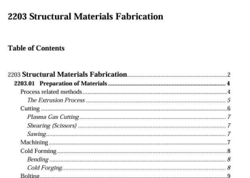 Structural Materials Fabrication