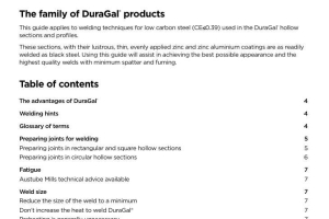 DuraGal® Easy Welding Guide