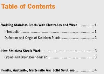 Stainless Steel Technical Welding Guide