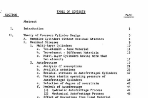 WVT-6917 TME DESIGN OF PRESSURE VESSELS FOR' VERY HIGH PRESSURE OPERATION