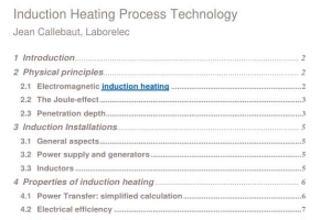 Induction Heating Process Technology