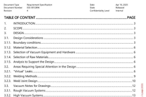 ESS Vacuum Handbook Part 3 – Vacuum Design & Fabrication