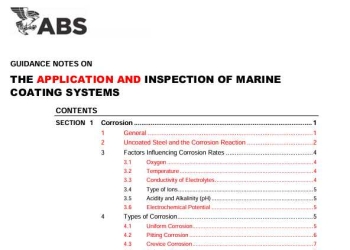 THE APPLICATION AND INSPECTION OF MARINE COATING SYSTEMS