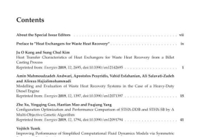 Heat Exchangers for Waste Heat Recovery