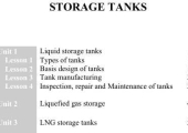 STORAGE TANKS Basis design of tanks