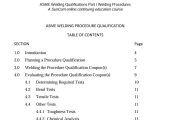ASME Welding Qualifications Part I Welding Procedures