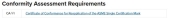 2025 ASME Data Report Forms - Conformity Assessment Requirements