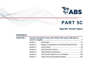 PART 5C SPECIFIC VESSEL TYPES (CHAPTERS 1-6)