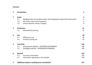 EU Ecolabel Criteria Proposal Technical Report
