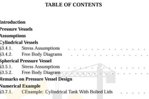 THIN WALLED PRESSURE VESSELS