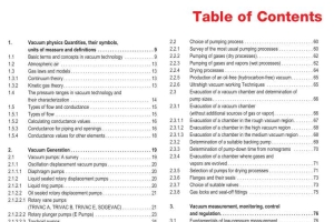 Fundamentals of Vacuum Technology