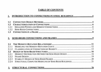 Analysis and Comparison of Connections in Steel Structures