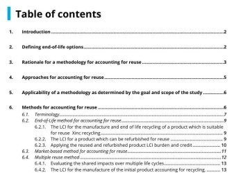 Guidance on methodologies for modelling reuse and remanufacture in LCA Studies
