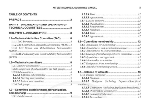 ACI 2024 Technical Committee Manual