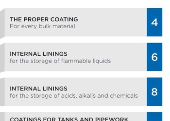 INTERNAL LININGS FOR TANKS, VESSELS AND PIPELINES