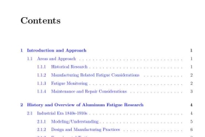 铝材疲劳：关于其从设计到服役终止对工程影响的文献综述
