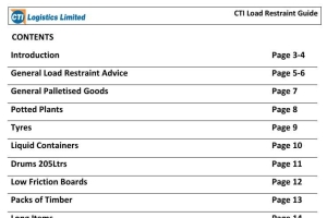CTI Load Restraint Guide