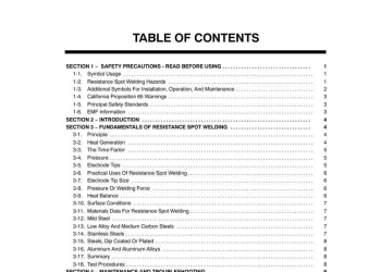 Guidelines For Resistance Spot Welding