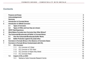 Formate Brines Compatibility with Metals