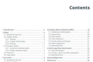 11029 Materials selection for desalination plants