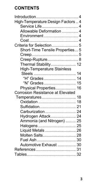 9004 High-Temperature Characteristics of Stainless Steel
