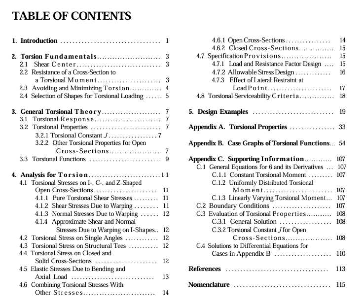 Torsional Analysis of Structural Steel Members